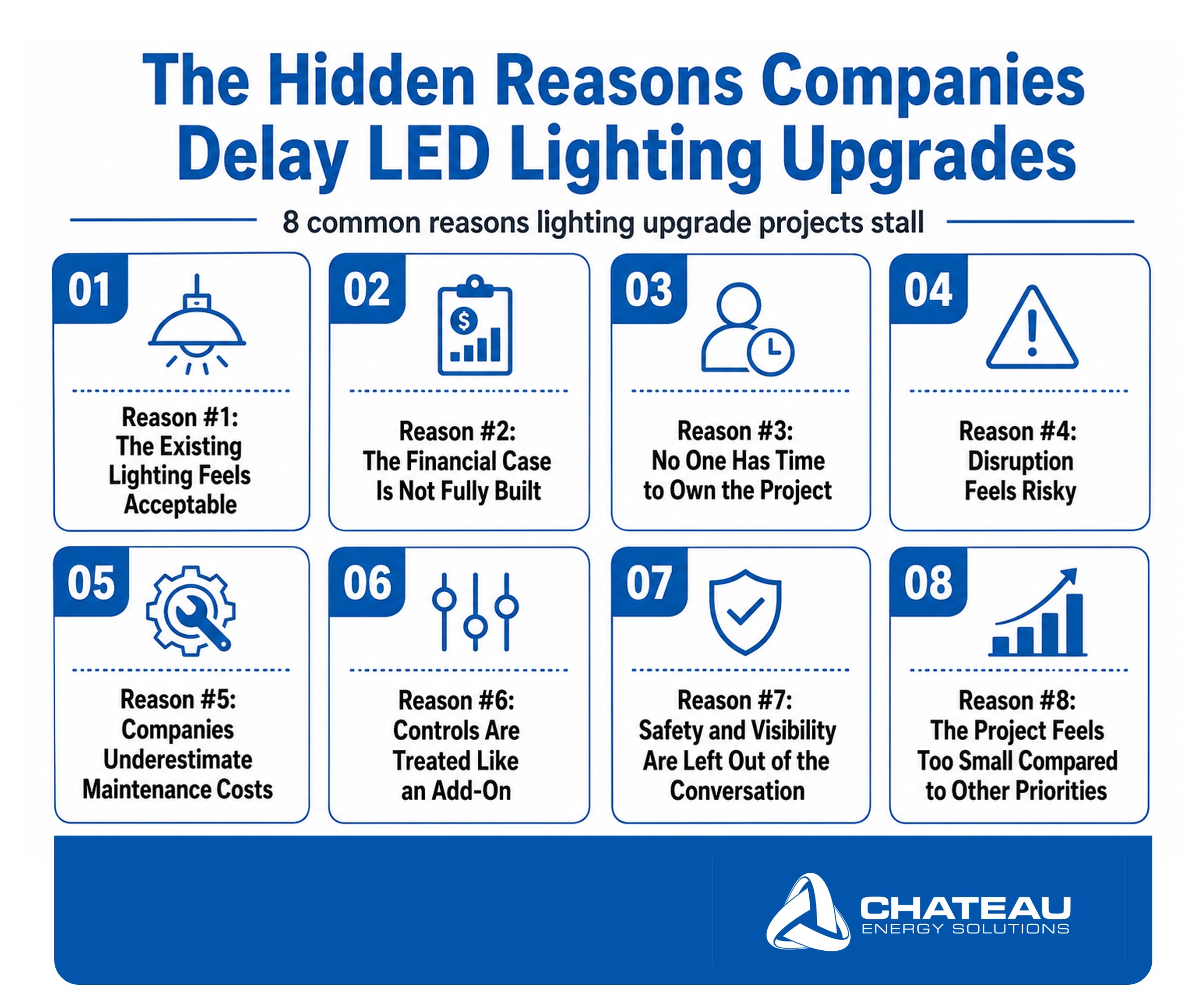 Eight Hidden Reasons Why LED Upgrades Get Delayed