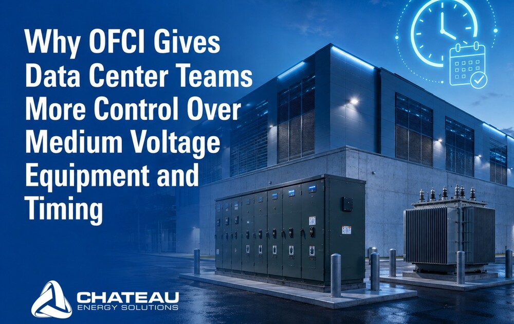 Chateau Energy explains why OFCI gives data center teams more control over medium voltage equipment and timing